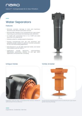 GFNB Water Separators EN-UK brochure