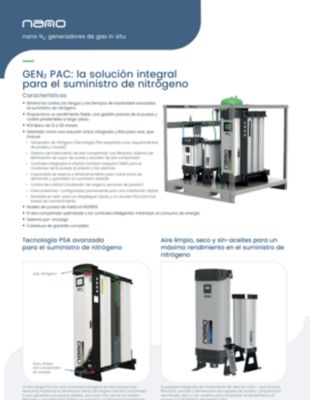 GEN2 PAC Nitrogen System ES-ES brochure