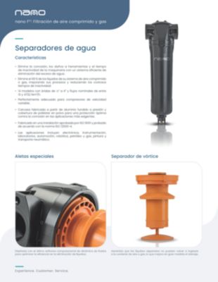 Separadores de agua GF