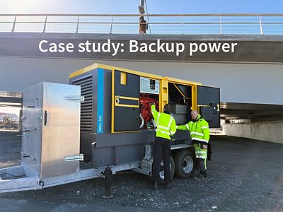 Standby power ensures emergency operation