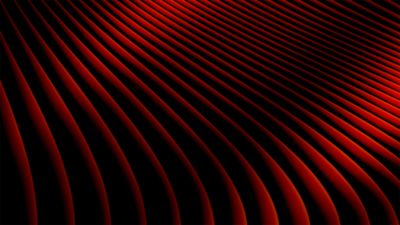 Abstract red wavy lines background featuring smooth flowing curves and dynamic geometric patterns 