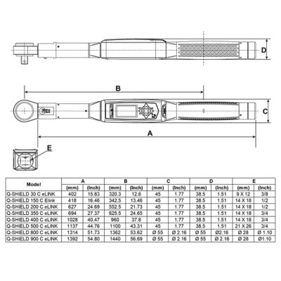 Q-SHIELD XX-C-eLINK_Dimensions