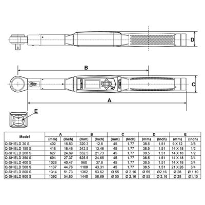 Q-SHIELD XX-S_Dimensions