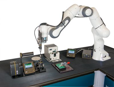 QA Station MT with robot station, MicroTorque