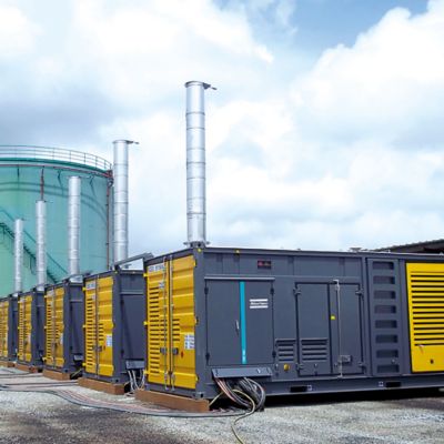 QAC containerized generator parallel