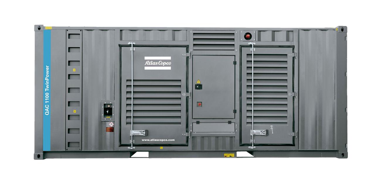 QAC 1100 twinpower generator front view