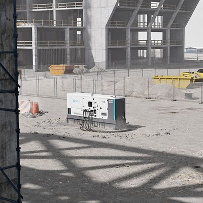 QHS 200 Integrated Hybrid Generator construction application