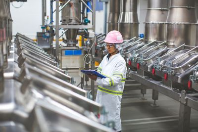 Inspection at the manufacturing factory 