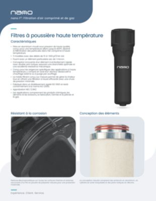 GHTN High Temperature Particulate Filters brochure FR CA
