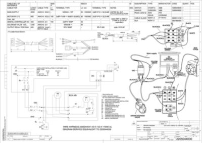 The R2 HTR 0025 electrical diagram