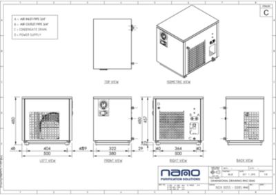 general arrangement drawing nano equipment