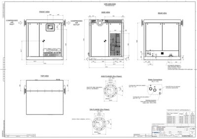 R6 VDR 2600-5050 (watercooled) [Metric] - General Arrangement (GA) Drawing