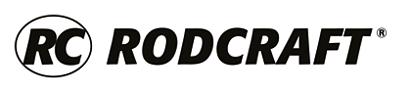 Rodcraft Logo reversed - black on white