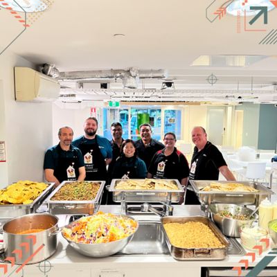 Auckland team volunteers at the RMHC Family Dinner Programme