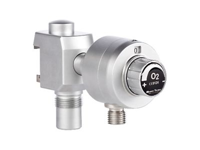 Product Illustration of rail clamp step flowmeter.