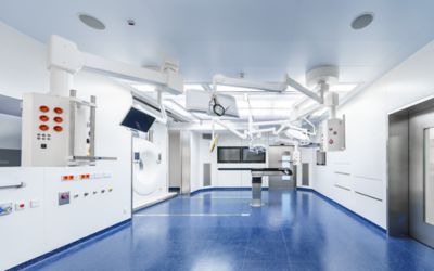 Reference image for the newly built hospital in South Tyrol (Italy).