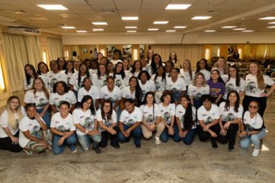 Foto do Evento Rental TechWoman com várias mulheres que participaram do treinamento