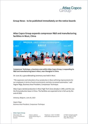 Layout of Group news with a heading, image and news content between header and footer