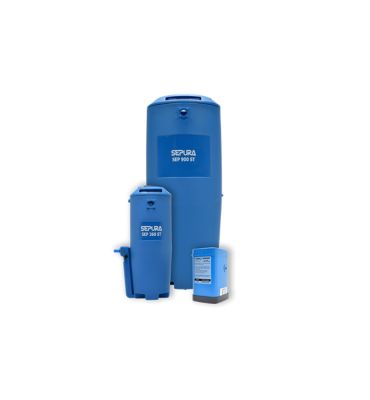 Sepura oil water separator tanks and their internal components together