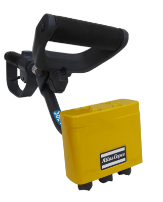 Handheld pneumatic scabbler