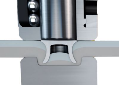 4. Sellado del cabezal en la lámina superior. Introducción completada