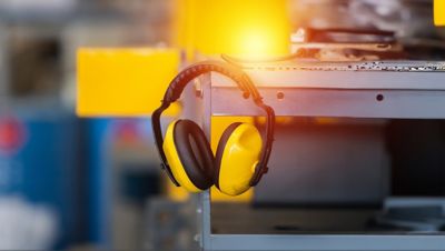 Soundproof headphones for industry plants