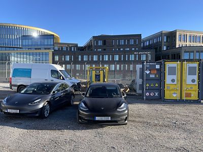 Energy storage system and fast chargers at Bromma Airport