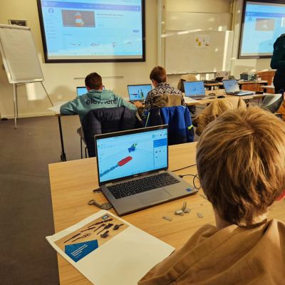 Techno Ninja 2025 3D laptop