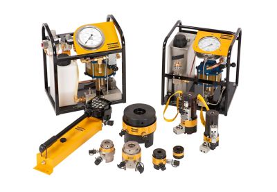 Bolting product range with pumps and tensioners