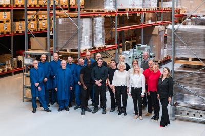 DANMIL team group picture at the office.