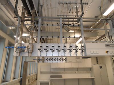 Product illustration of technical gas system.