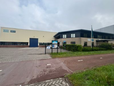 Gebouw Oosterhout met Atlas Copco Group Logo