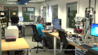 Tool calibration services by Atlas Copco