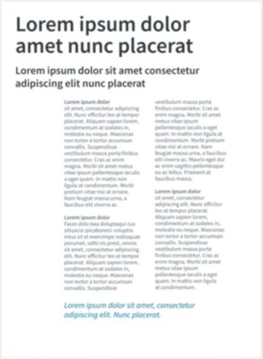 Supporting text on a white background