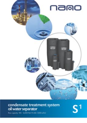 The brochure for the UK oil water separator products