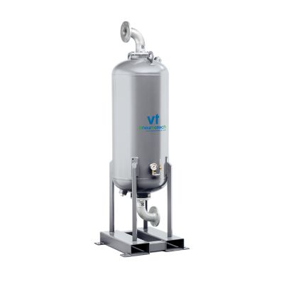 VT 11-15 activated carbon towers front view transparent