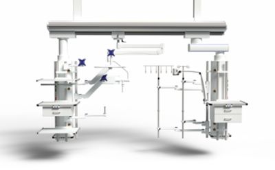 Product illustration of a beam system (varioceiling)
