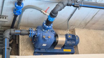 Varisco self priming pumps for sandy wastewater 
