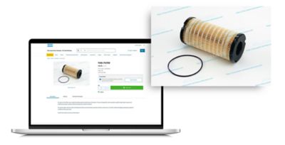 A zoomed in view of a product image displayed on a laptop with the Atlas Copco watermark