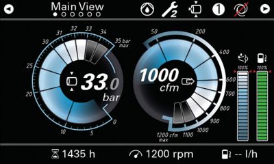 XC 4004 smart controller compressor display