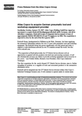 070129 -e- Atlas Copco-CPVS to acquire Rodcraft.doc