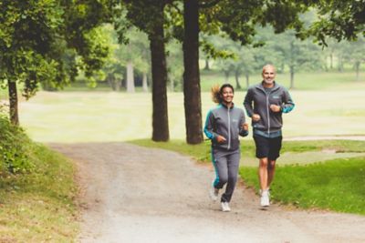 People running