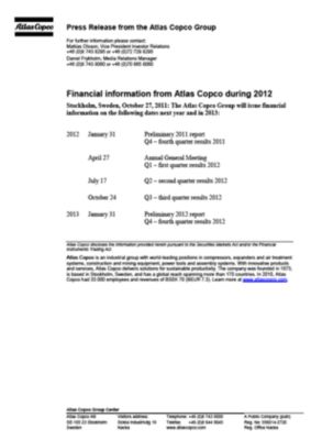 111027 -en- Financial information in 2012