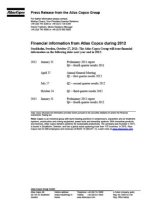 111027 -en- Financial information in 2012