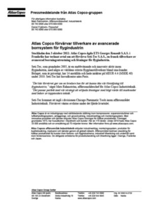111003 -sv- Atlas Copco acquires Seti-tec