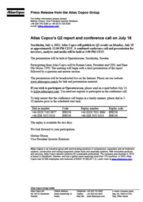 Microsoft Word - 110704 -en- Invitation to Q2 phone conference.doc