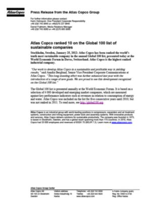 120125 -en- Atlas Copco on the Global 100