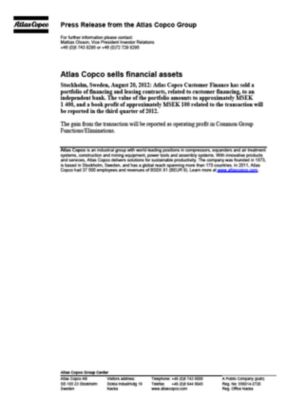 120820 -en- Sale of financial assets