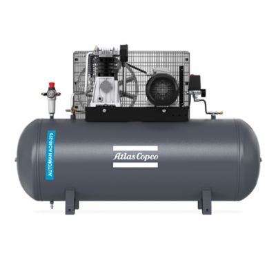Automan AC40 1-stage professional piston compressor - 4Hp , 270lt ...