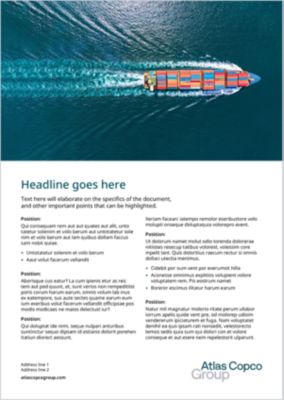 Text-heavy advertisement option featuring image at the top with the content below..